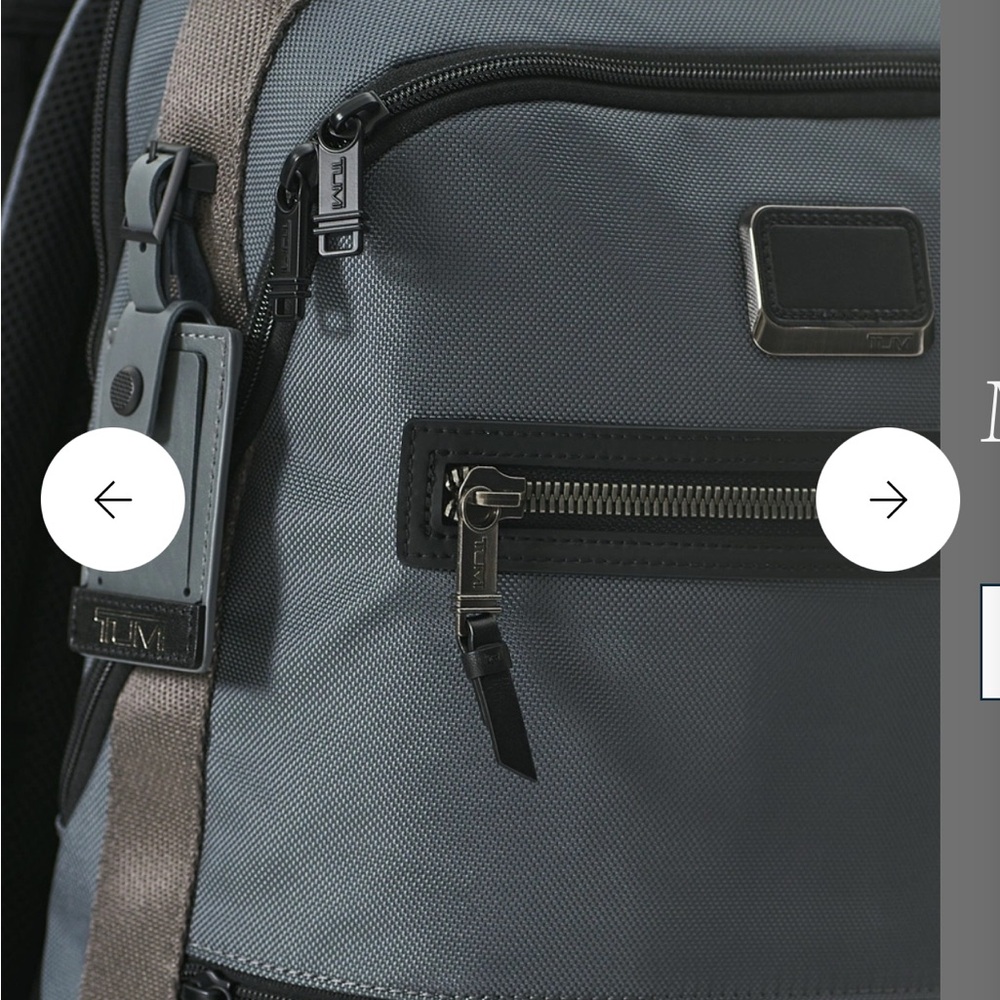 Tumi - Essential Gray Backpack *NEW* - image 14